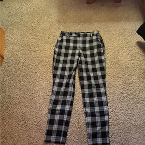 Hot Topic Checkered Pants. Medium.
